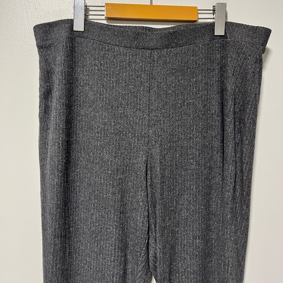 Old Navy Women’s Gray Ribbed Wide-Leg Lounge Pants – Size XL - Picture 6 of 13